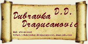 Dubravka Dragucanović vizit kartica